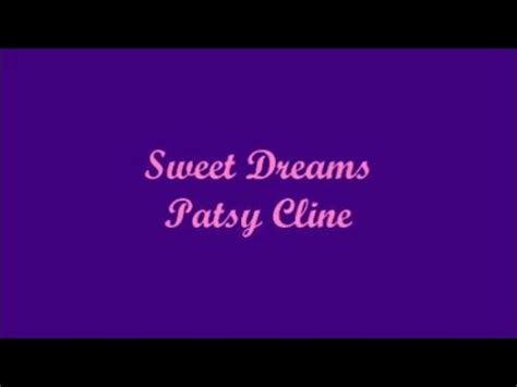 patsy cline sweet dreams lyrics